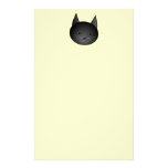 Cat. Adorable black kitty. Stationery Design