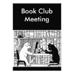 Cat and Dog Book Club Invite