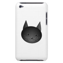 Cat. Cute black kitty. Case-Mate iPod Touch Case