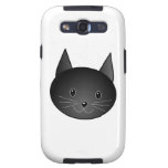 Cat. Cute black kitty. Galaxy SIII Covers