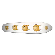 Cat. Cute ginger kitty. Custom Skate Board