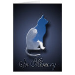 Cat Death Sympathy For Pet Owner Greeting Card