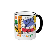 Cat Fight Mug