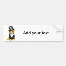 Cat Groom Bumper Stickers