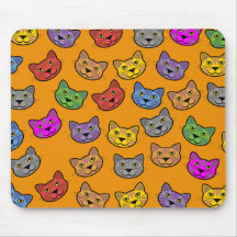 Cat Heads Mousepads