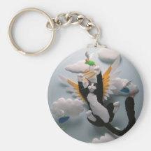 Cat Heaven Keychain