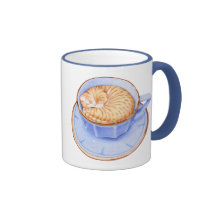Cat in Coffee Mug