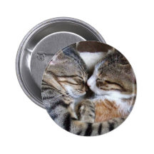 Cat Love Button