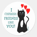 Cat Love Friends stickers