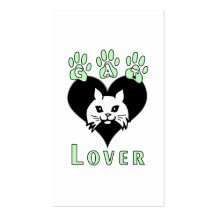 Cat Lover Business Card