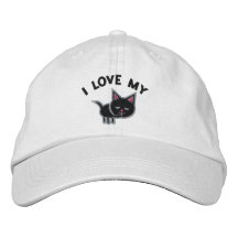 Cat Lover Embroidered Hat