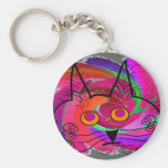 Cat Lovers abstract art gifts Keychains