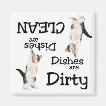 Cat Lovers Dishwasher Magnet
