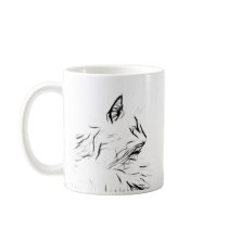 Cat outline mugs