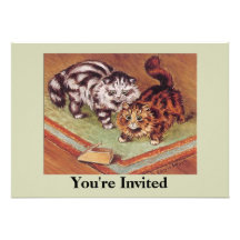 Cat Party Invitation
