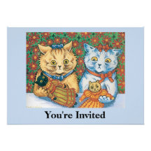 Cat Party Invitation