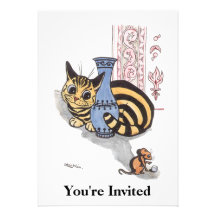 Cat Party Invitation