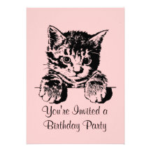 Cat Purrfection Invitation