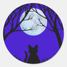 Cat Stickers Fun Halloween Cat Stickers