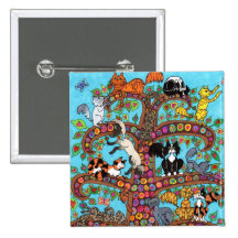 Cat Tree of Life 2 Pin