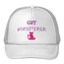 "Cat Whisperer" Cat Lover Gifts Mesh Hats