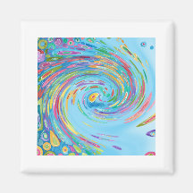 Catch a Wave Fridge Magnet