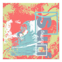 Catch a Wave Surfing T shirts and Gifts Invitation