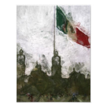 Catedral en el Zocalo del DF con la Bandera 4 Art Photo