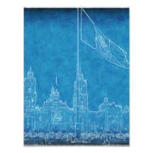 Catedral en el Zocalo del DF con la Bandera 9.jpg Photograph