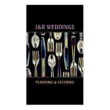 Catering Party Wedding Planner Restaurant Business Card Templates