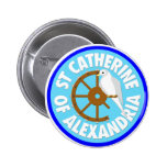 Catherine of Alexandria Button