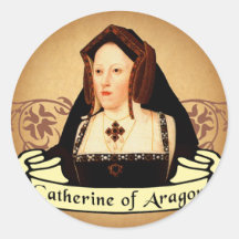 Catherine of Aragon Classic Round Stickers