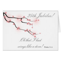 Catholic Nun "25th Jubilee" Card