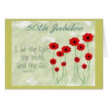 Catholic Nun "50th Jubilee" Card