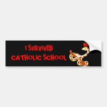 Catholic School Survivor Bumper Stickers
