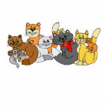 Cats and Kittens Photo Sculpture Cutouts