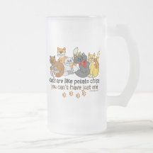 Cats are like potato chips coffee mugs