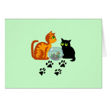 Cats At Play Cards