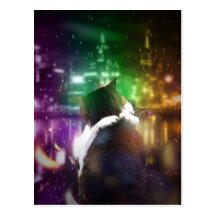 Cats in Love Postcard