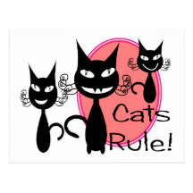 Cats Rule!!!!!!!!! Postcards