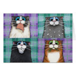 Cats Up To No Good Greeting Card