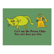 Cats Whimsy Postcard