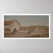 Cattle drove at Mission Dolores, Calif. (1243) Print