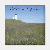 Cattle Point Lighthouse Fridge Magnets
