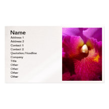 Cattleya Orchid Business Cards