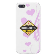 caution bachelorette party yellow warning sign fun iPhone 5 case