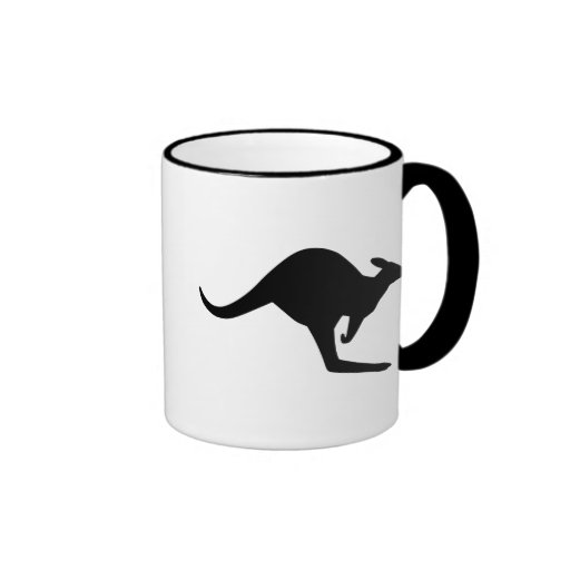 Caution Kangaroo Coffee Mug