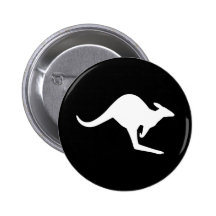 Caution Kangaroo Pins