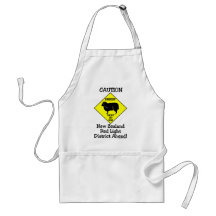 Caution NZ Red Light District Apron