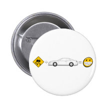 Caution Sign, Drift Silvia S14 is fun Pin